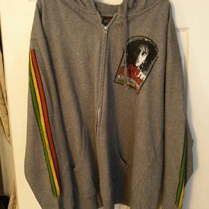 Bob Marley zipper hoodie jacket